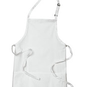 Adjustable Bib Apron with Pockets