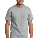 Tall 50/50 Cotton/Poly T Shirt with Pocket
