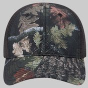 OTTO CAP Polyester Canvas w/ Polyester Pro Mesh Back Camouflage 6 Panel Low Profile Baseball Cap