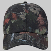 OTTO CAP Polyester Canvas Camouflage 6 Panel Low Profile Baseball Cap