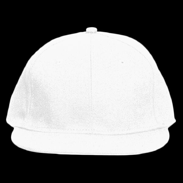 OTTO CAP "OTTO FLEX" 6 Panel Mid Profile Flat Visor Baseball Cap Thumbnail