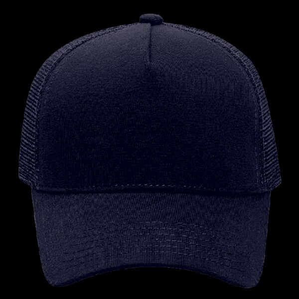 OTTO CAP 5 Panel Mid Profile Mesh Back Trucker Hat Thumbnail