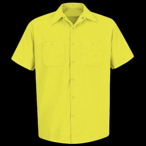 Men's Tall Enhanced Visibility Short Sleeve Work Shirt Thumbnail