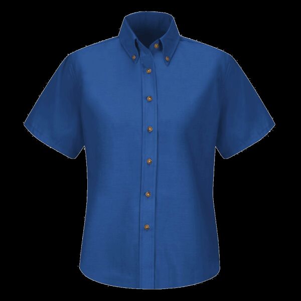 Women's Extended Sizes Poplin Dress Shirt Thumbnail