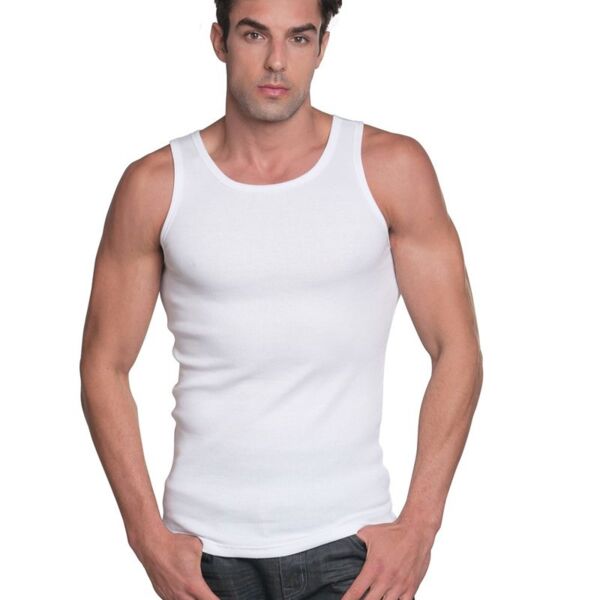 Unisex USA-Made 2x1 Ribbed Tank Top Thumbnail