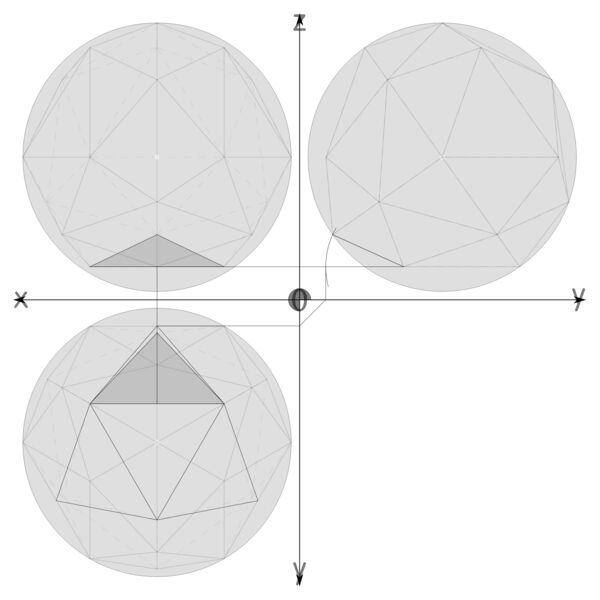 029 geodaetische Sphaeren rekursiv aus Tetraeder  2  Thumbnail