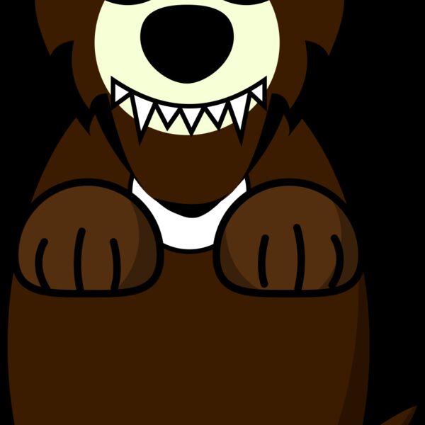 Loup   cartoon   marron Thumbnail