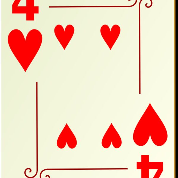 nicubunu Ornamental deck 4 of hearts Thumbnail