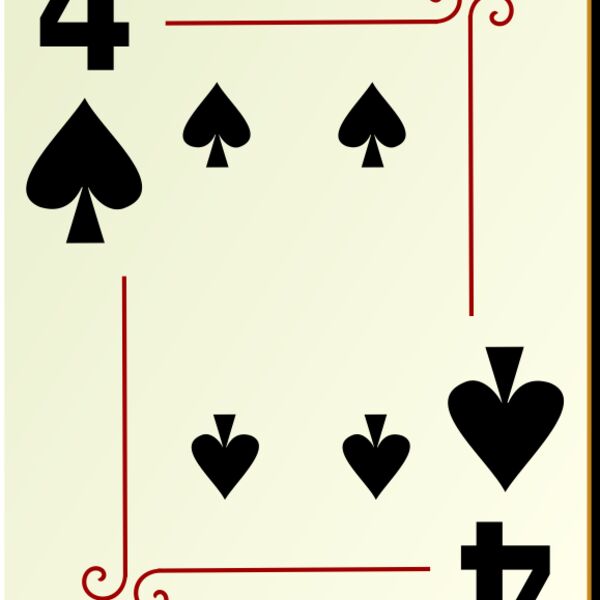 nicubunu Ornamental deck 4 of spades Thumbnail