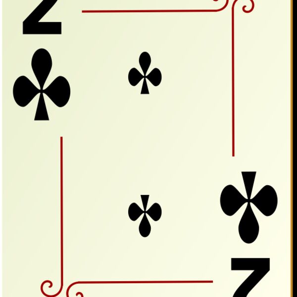 nicubunu Ornamental deck 2 of clubs Thumbnail
