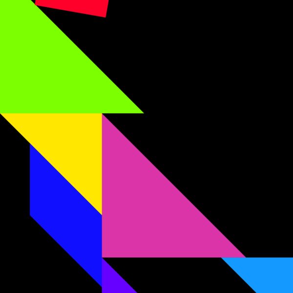 Tangram shape people 42 Thumbnail