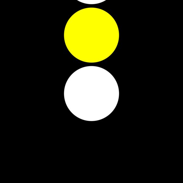 traffic semaphore silhouette yellow Thumbnail