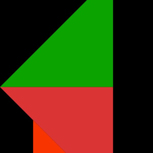 Tangram shape people 55 Thumbnail