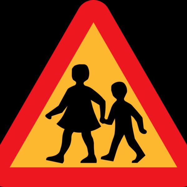 ryanlerch children crossing road sign Thumbnail