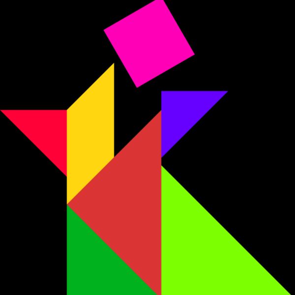 Tangram shape people 67 Thumbnail
