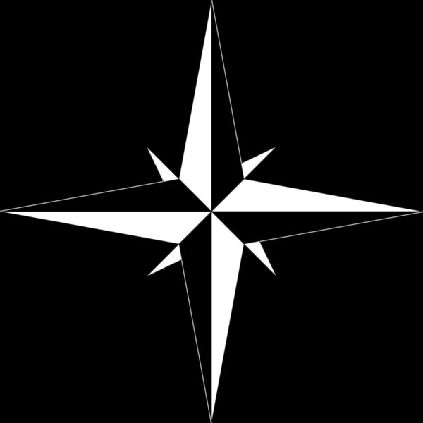 Compass Rose BW Thumbnail