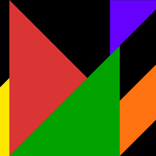 Tangram shape people 15 Thumbnail