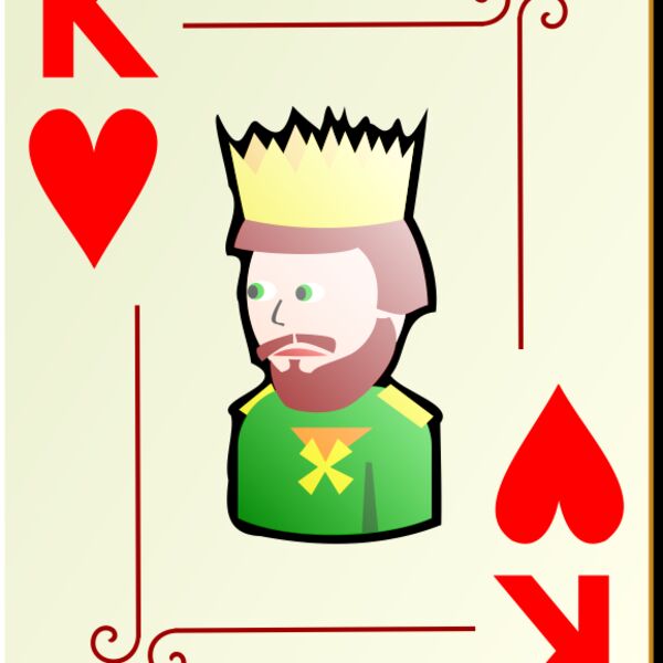 nicubunu Ornamental deck King of hearts Thumbnail