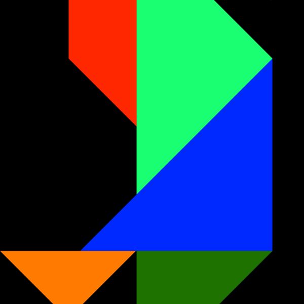 Tangram shape people 27 Thumbnail