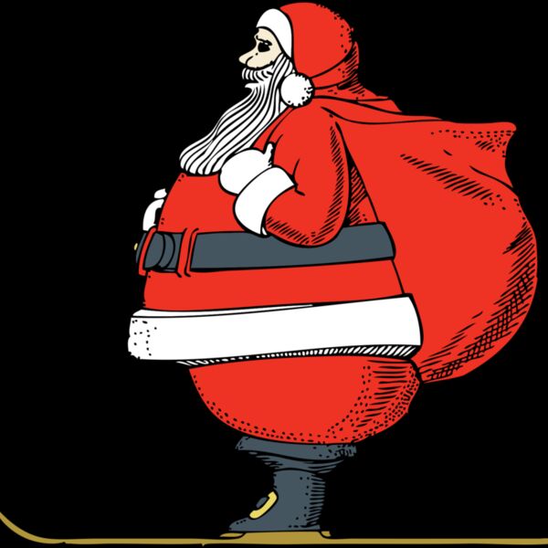 johnny automatic Skiing Santa Thumbnail