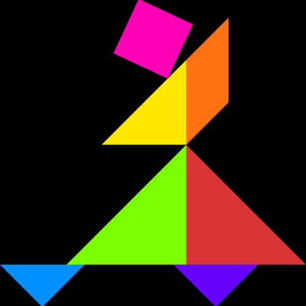 Tangram shape people 21 Thumbnail