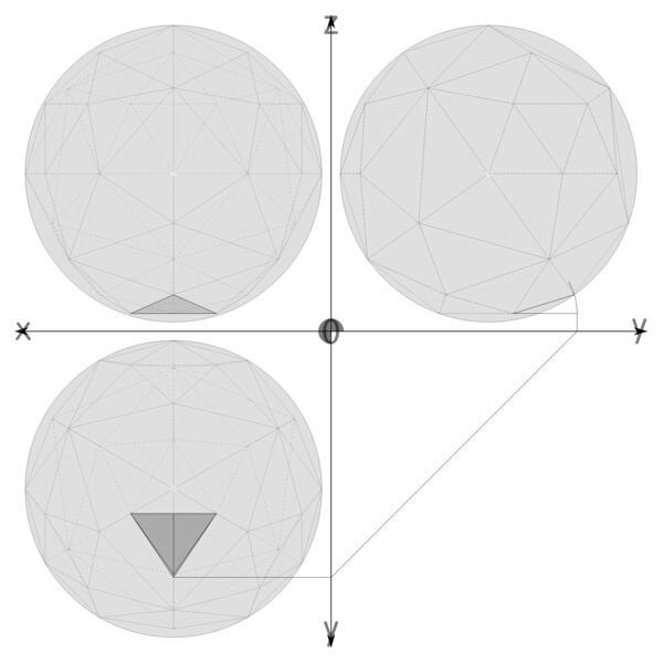 043 geodaetische Sphaeren rekursiv aus Tetraeder  2  Thumbnail