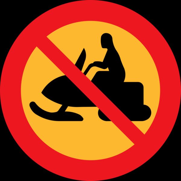 ryanlerch No Snowmobiles Sign Thumbnail