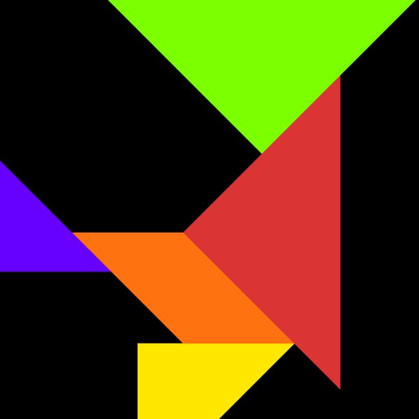 Tangram shape people 22 Thumbnail
