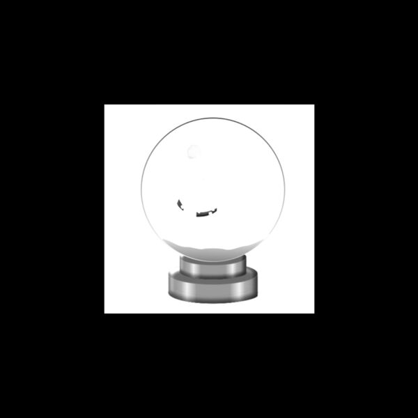 snow globe   santa reindeer green bkgrnd Thumbnail