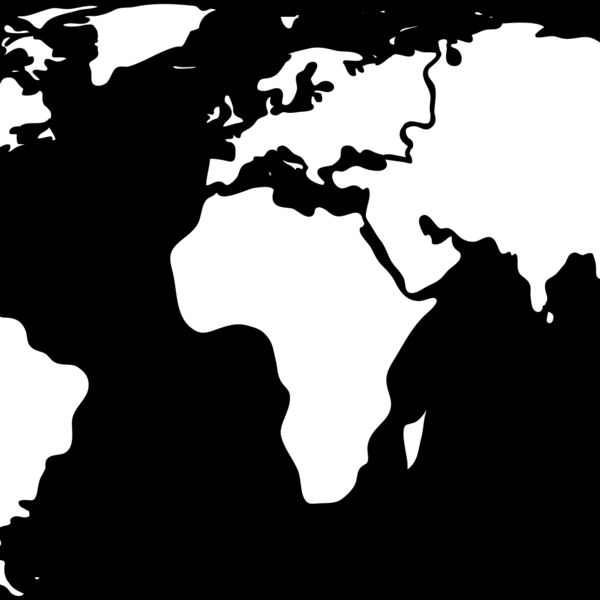 world map continents country flat Thumbnail