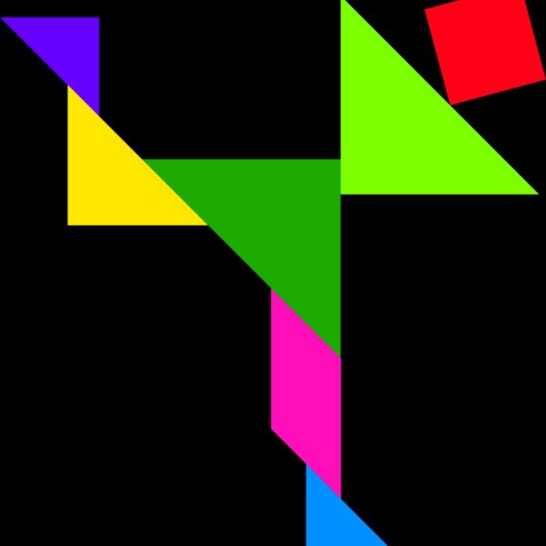 Tangram shape people 35 Thumbnail