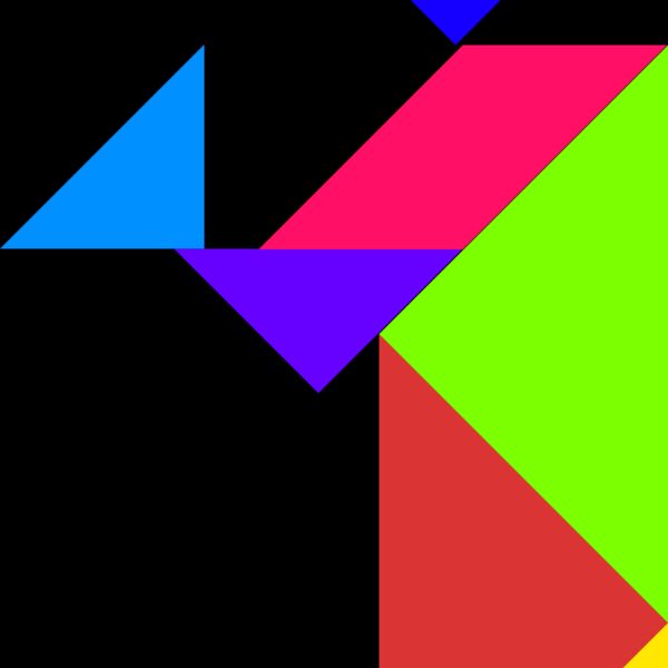 Tangram shape people 36 Thumbnail