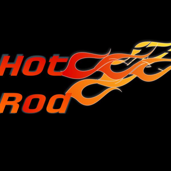 hot rod text illustration Thumbnail