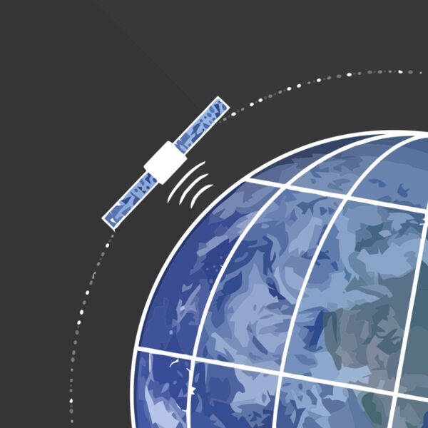 Satellite Orbiting Earth Thumbnail