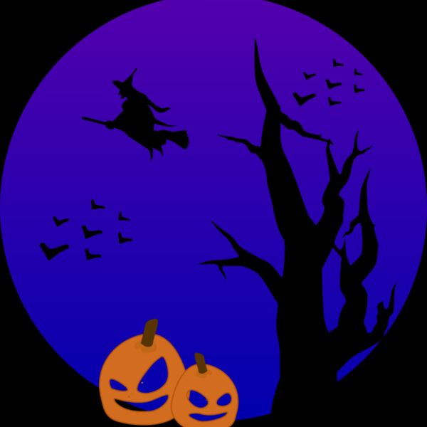 witch on broom Thumbnail