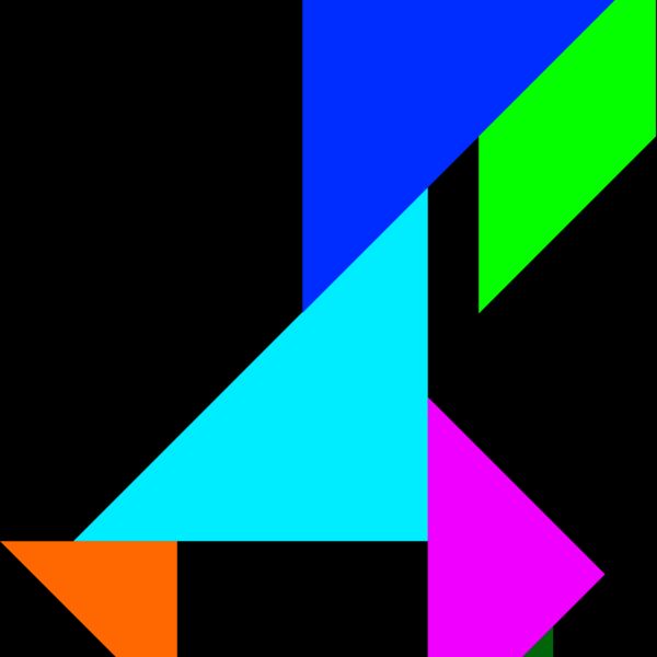 Tangram shape people 23 Thumbnail