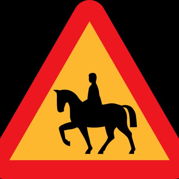 ryanlerch Horserider roadsign Thumbnail