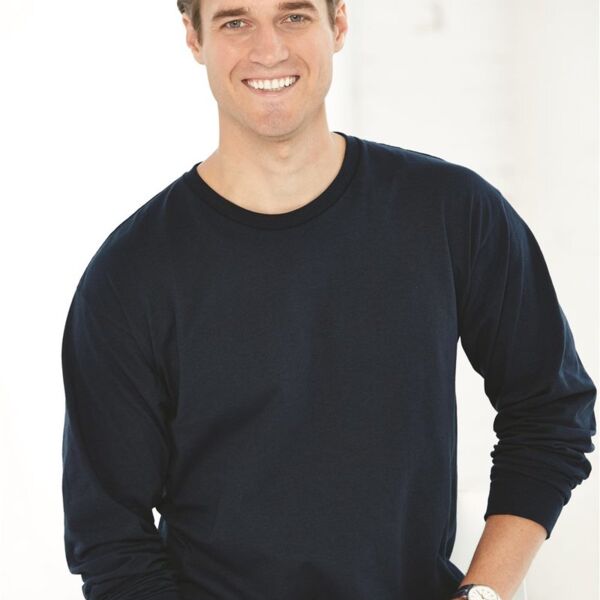 USA-Made 100% Cotton Long Sleeve T-Shirt Thumbnail