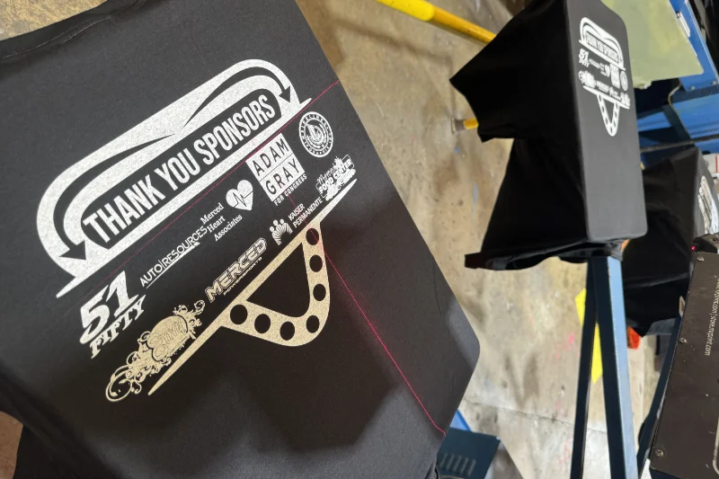 Recent custom apparel, embroidery, signage, or vinyl work by InsideLines GRAPHIX in Merced, California